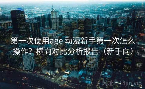 第一次使用age 动漫新手第一次怎么操作？横向对比分析报告（新手向）